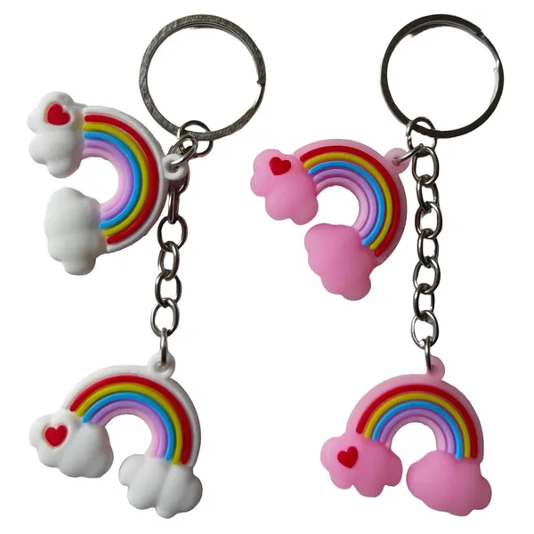 Multicolor_3D_Silicone_Premium_Key_Rings_Suitable_For_Car_Bike_Key_Chains_|_Bag_Charms_|_Gifts_(Pack_Of_2)_(8_X_2_X_4_Cm)