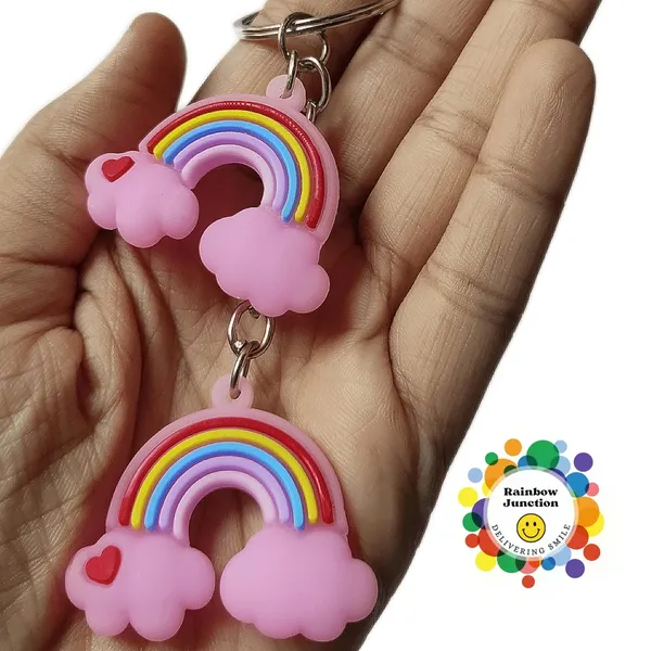 Multicolor_3D_Silicone_Premium_Key_Rings_Suitable_For_Car_Bike_Key_Chains_|_Bag_Charms_|_Gifts_(Pack_Of_2)_(8_X_2_X_4_Cm)