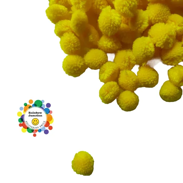 Yellow_Round_Shaped_Soft_Fluffy_Pompom_For_Art_And_Craft_|_Party_Decoration_|_Kids_Craft_Project_(50_Pcs)