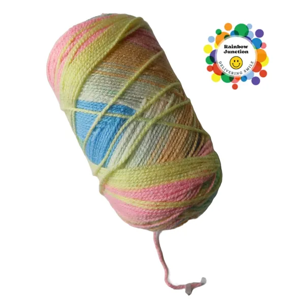Multicolor_Pastel_Shade_For_Hand_Knitting_And_Crochet_Yarn_Wool_(100_Gm)