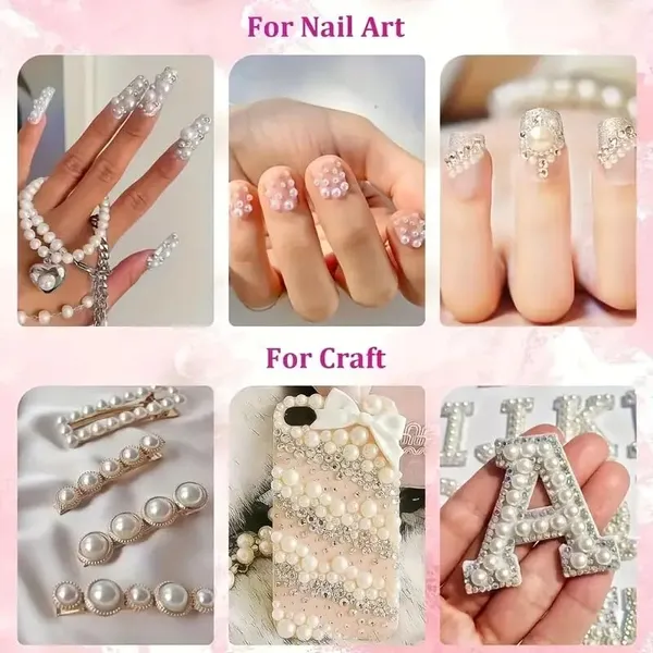 Ivory_Artificial_Flat_Back_Pearl_For_Artificial_Jewellery_Making_|_Crafting_|_Scrap_Booking_|_Beading_|_Hand_Embroidery_Materials_Diy_Jewellery