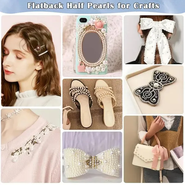 Ivory_Artificial_Flat_Back_Pearl_For_Artificial_Jewellery_Making_|_Crafting_|_Scrap_Booking_|_Beading_|_Hand_Embroidery_Materials_Diy_Jewellery