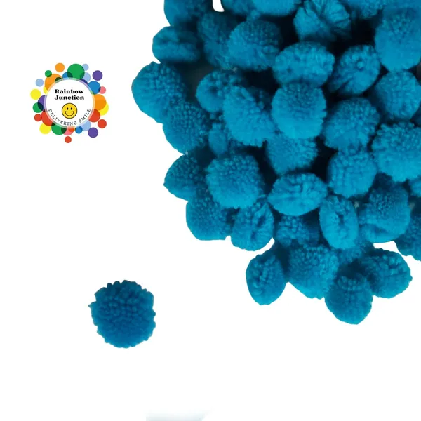 Sky_Round_Shaped_Soft_Fluffy_Pompom_For_Art_And_Craft_|_Party_Decoration_|_Kids_Craft_Project_(50_Pcs)