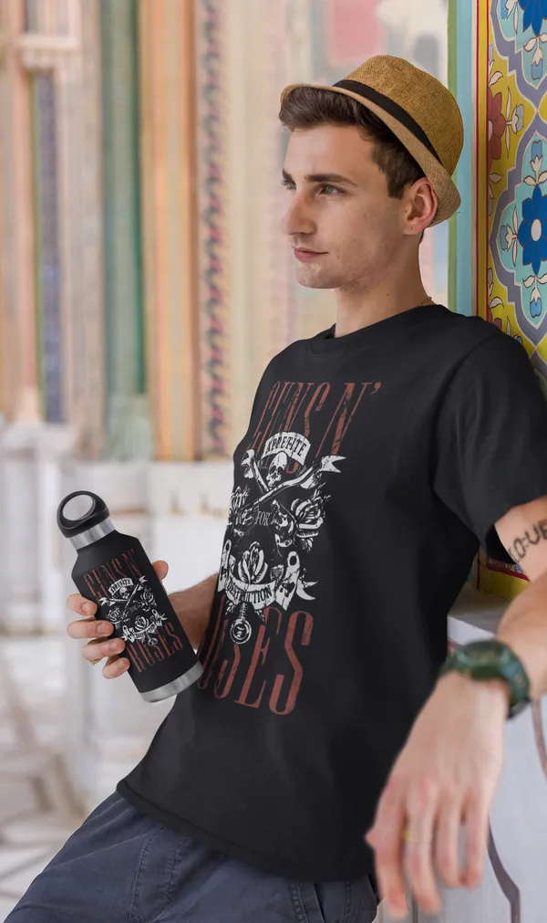 Black_Pure_Cotton_Oversized_Drop_Shoulder_Unisex_T-shirt_With_240_GSM_(Guns_N_Roses)