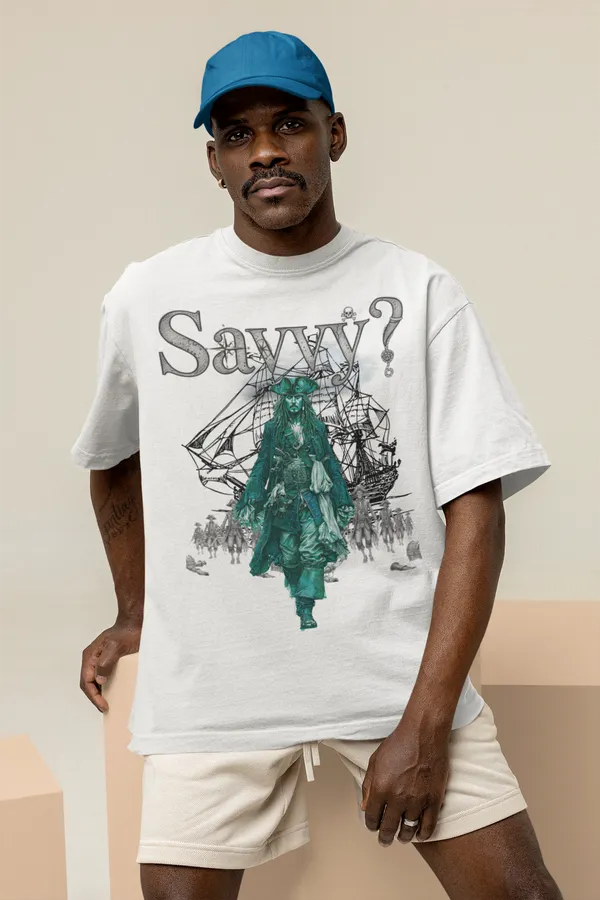 White_Cotton_Oversized_Drop_Shoulder_Unisex_T-shirt_With_240_GSM_(jack_sparrow_pirates_of_the_Caribbean)