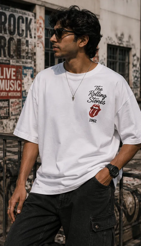 Appam_Amplified_Soul_Oversized_T-Shirt_|_Volume_Distortion_Emotion_|_Rock_Music_Guitar_Amp_Graphic_Back_Print_|_240_GSM_Biowashed_Cotton_White