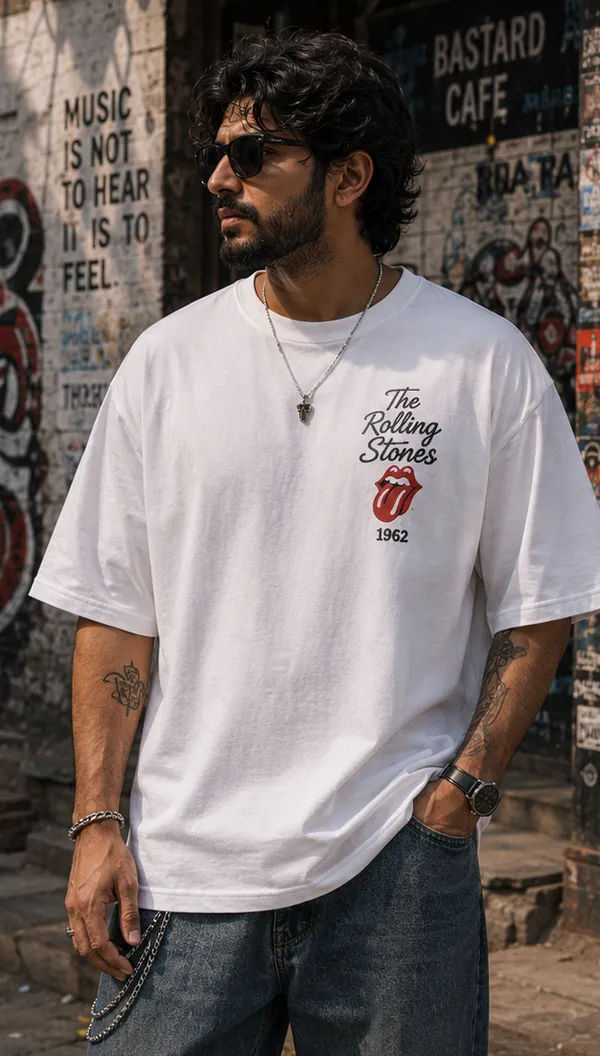 Appam_Amplified_Soul_Oversized_T-Shirt_|_Volume_Distortion_Emotion_|_Rock_Music_Guitar_Amp_Graphic_Back_Print_|_240_GSM_Biowashed_Cotton_White