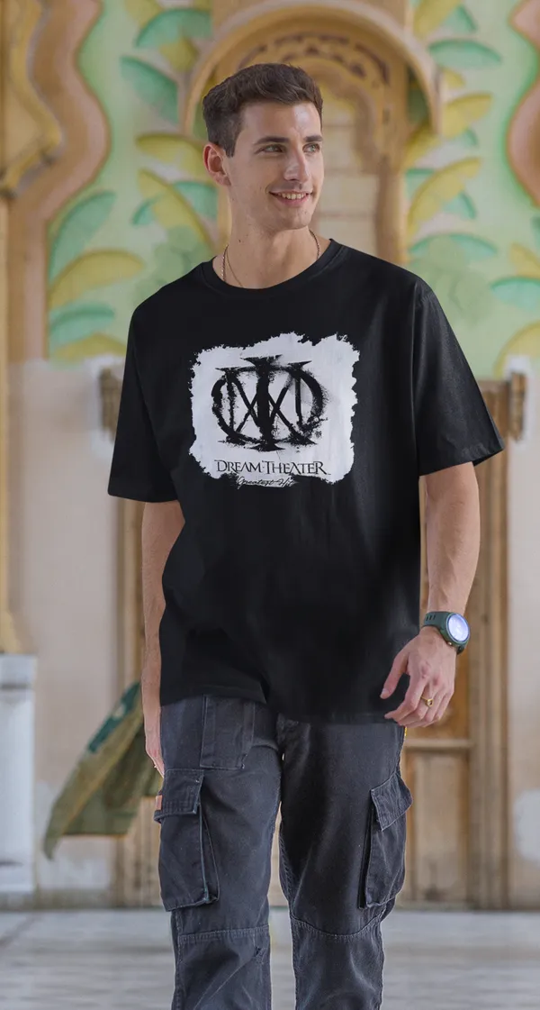 Black_Pure_Cotton_Oversized_Drop_Shoulder_Unisex_T-shirt_With_240_GSM_(Dream_Theater)