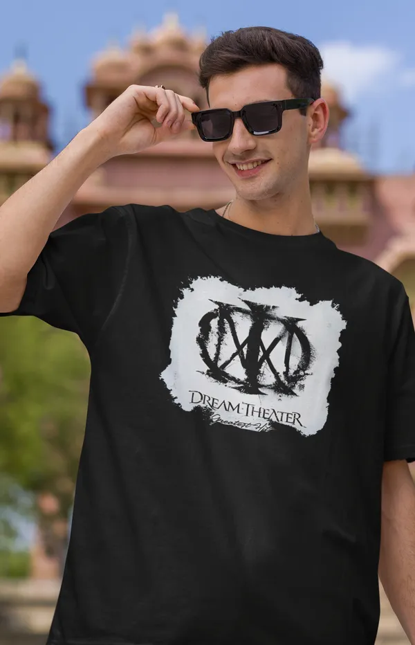 Black_Pure_Cotton_Oversized_Drop_Shoulder_Unisex_T-shirt_With_240_GSM_(Dream_Theater)