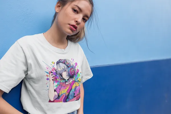 Off_White_Cotton_Oversized_Drop_Shoulder_Unisex_T-shirt_With_240_GSM_(Anime_Headphone)