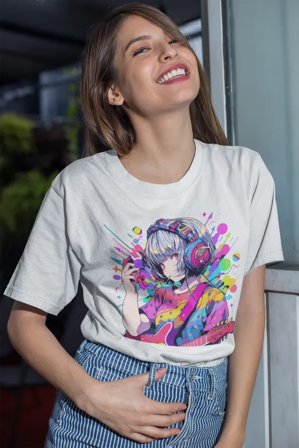 Off_White_Cotton_Oversized_Drop_Shoulder_Unisex_T-shirt_With_240_GSM_(Anime_Headphone)