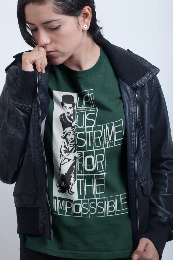 Forest_Green_Pure_Cotton_Oversized_Drop_Shoulder_Unisex_T-shirt_With_240_GSM_(Charlie_Chaplin)