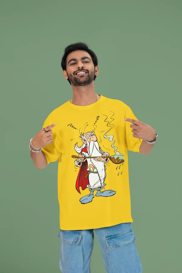 Mustard_Pure_Cotton_Oversized_Drop_Shoulder_Men_T-shirt_With_240_GSM_(Getafix_Asterix)