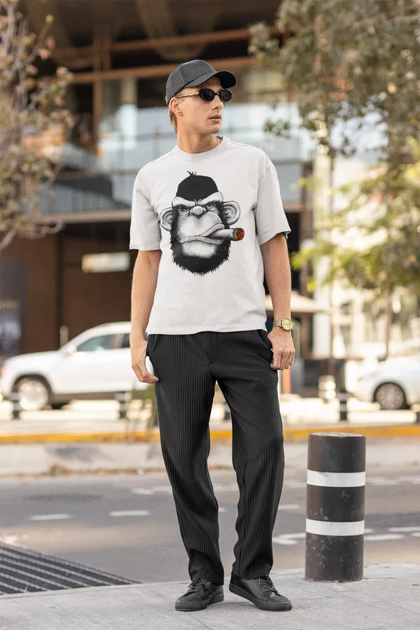 Off_White_Cotton_Oversized_Drop_Shoulder_T-shirt_With_240_GSM_(Gorilla)__For_Men
