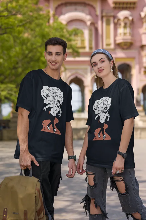 Darkest_Blue_Pure_Cotton_Oversized_Drop_Shoulder_Unisex_T-shirt_With_240_GSM_(Haddock)