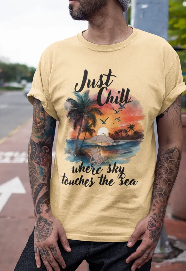 Peach_Pure_Cotton_Oversized_Drop_Shoulder_T-Shirt_for_Men_(220_Gsm)_(Just_Chill)