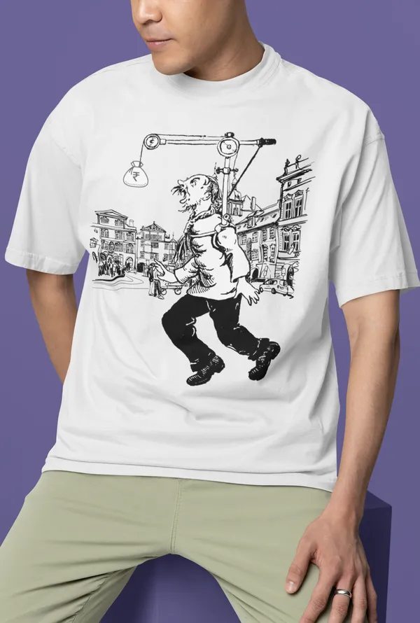 Unisex_Off_White_Bengali_Ray_Collection_-_Pure_Cotton_Oversized_Drop_Shoulder_T-Shirt_(240_Gsm)_(Khuror_Kol)
