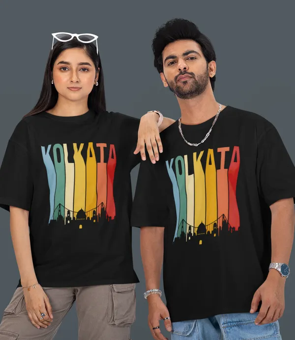 Unisex_Black_Kolkata_Collection_-_Pure_Cotton_Oversized_Drop_Shoulder_T-Shirt_(240_Gsm)_(Kolkata)