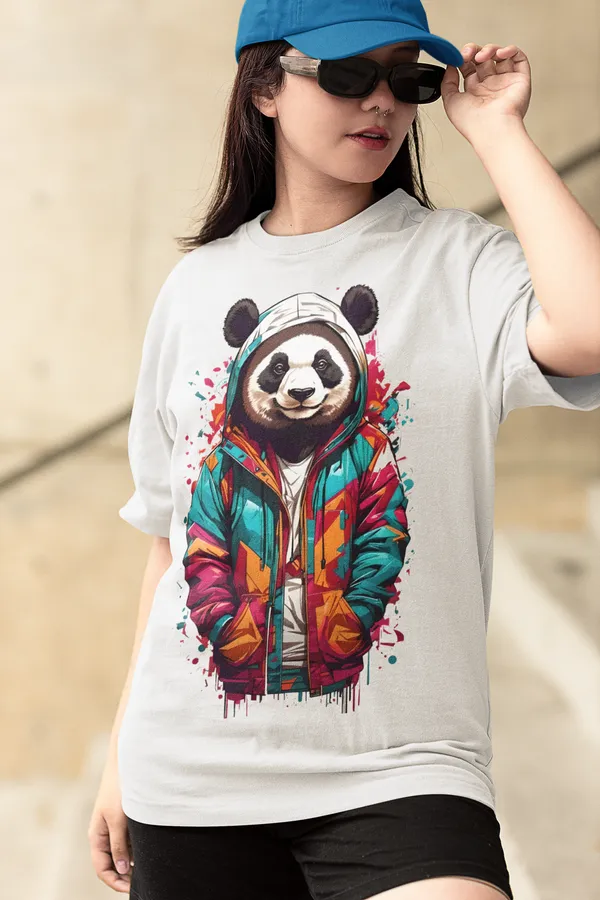 Off_White_Cotton_Oversized_Drop_Shoulder_Unisex_T-shirt_With_240_GSM_(Panda)