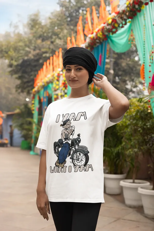 Off_White_Cotton_Oversized_Drop_Shoulder_Women_T-shirt_With_240_GSM_(Popeye_The_Sailor)