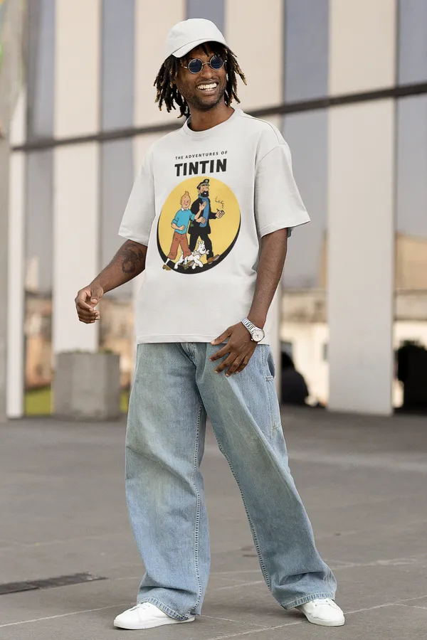 Off_White_Cotton_Oversized_Drop_Shoulder_T-shirt_With_240_GSM_(Adventure_Of_Tintin)__For_Men