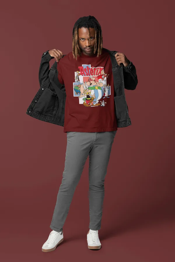 Maroon_Pure_Cotton_Oversized_Drop_Shoulder_T-Shirt_for_Men_(240_Gsm)_(Asterix)