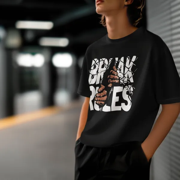 Black_Cotton_Oversized_Drop_Shoulder_Unisex_T-shirt_With_240_GSM_(Break_Rules)