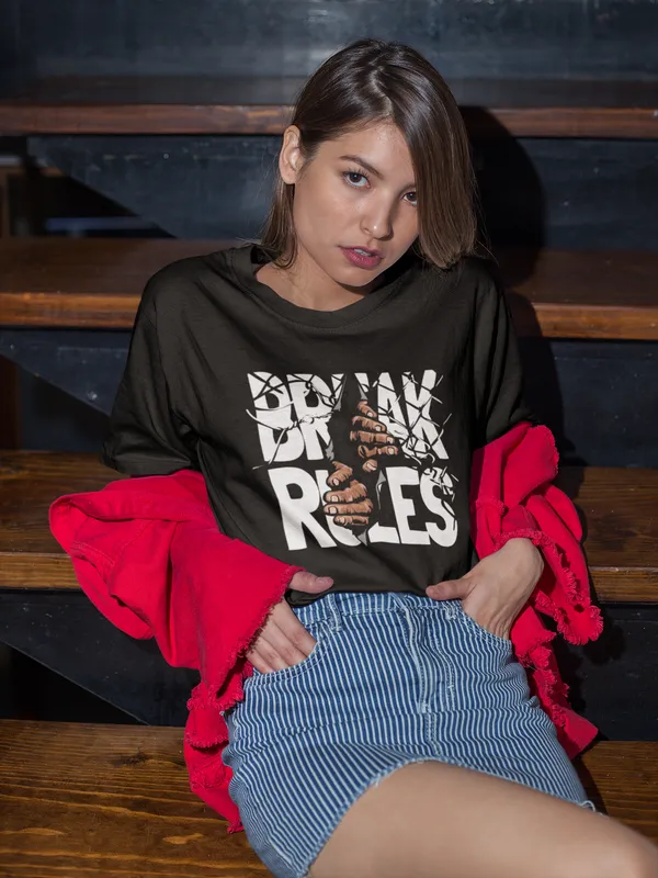 Black_Cotton_Oversized_Drop_Shoulder_Unisex_T-shirt_With_240_GSM_(Break_Rules)