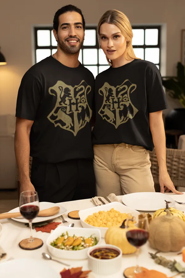 Black_Pure_Cotton_Oversized_Drop_Shoulder_Unisex_T-shirt_With_240_GSM_(Harry_Potter_All_House_Logo)
