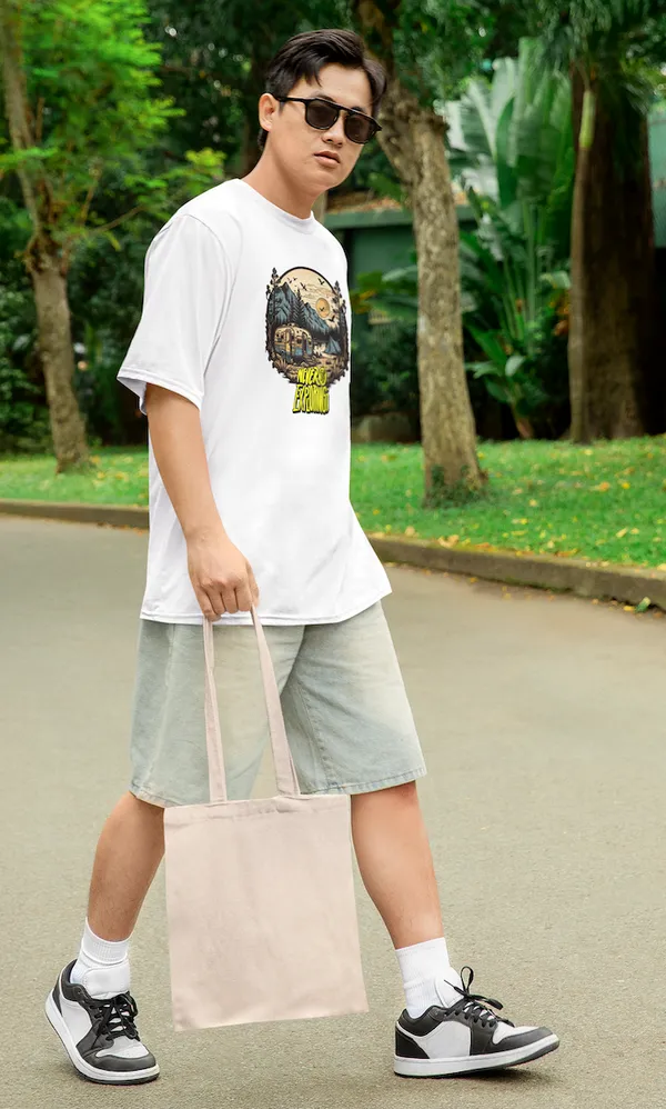 Off_White_Pure_Cotton_Oversized_Drop_Shoulder_Men_T-shirt_With_240_GSM_(Never_Stop_Exploring_Travel_T_shirt)