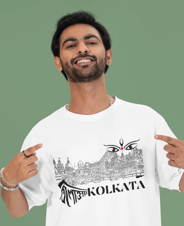 Off_White_Pure_Cotton_Oversized_Drop_Shoulder_T-Shirt_for_for_Boys_(240_Gsm)_(Tilottama_Chokh_Kolkata_Design)