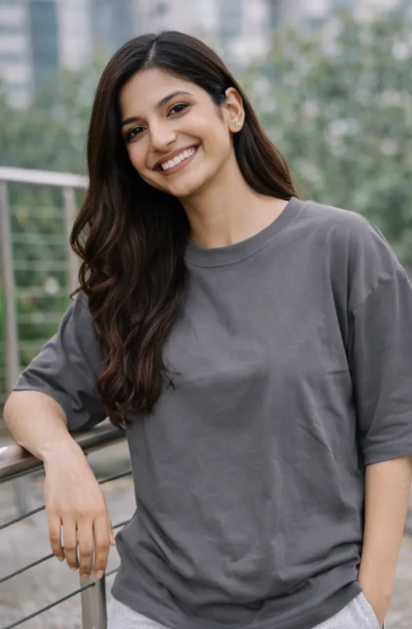 Solid_Green_Colour_Pure_Cotton_Oversized_Drop_Shoulder_Unisex_240_GSM_T-shirt