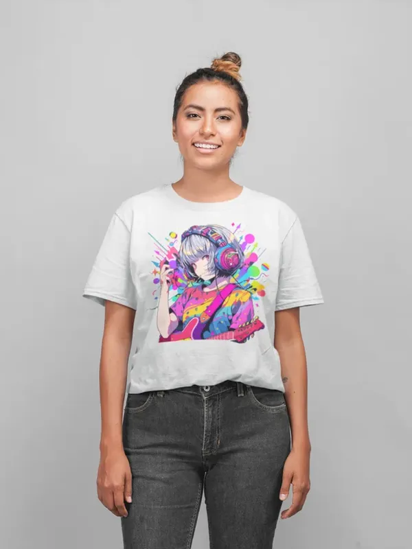 Off_White_Cotton_Oversized_Drop_Shoulder_Unisex_T-shirt_With_240_GSM_(Anime_Headphone)
