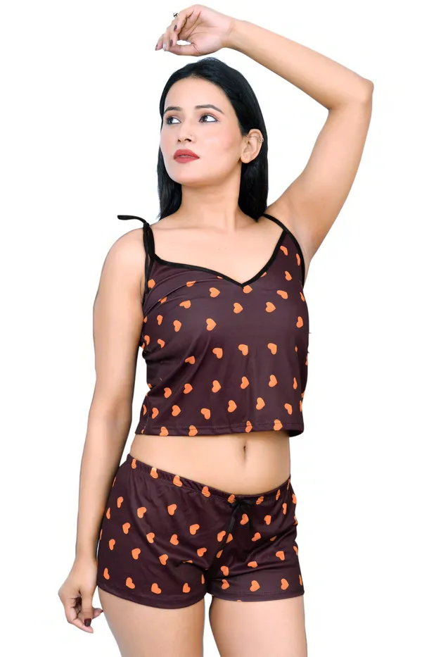 Brown_Regular_Solid_Baby_Doll_|_For_Women