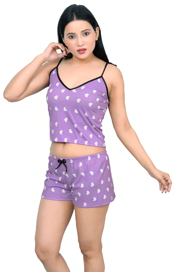 Beige_Printed_Baby_doll__|_For_Women