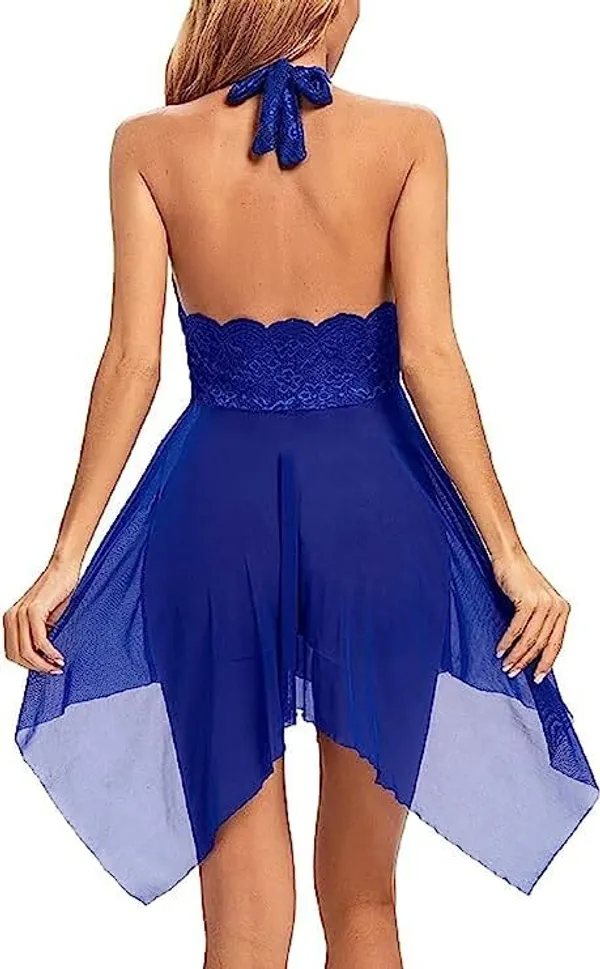 Blue_Regular_Solid_Baby_Doll_Lingerie_Set_|_For_Women