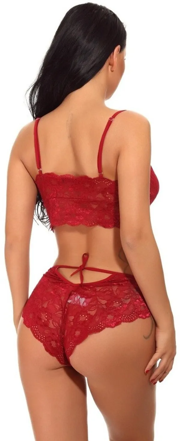 Red_Solid_Regular_Self_Design_Lingerie_Set_|_For_Women