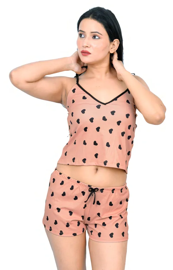 Nude_Color_Regular_Solid_Baby_Doll_|_For_Women