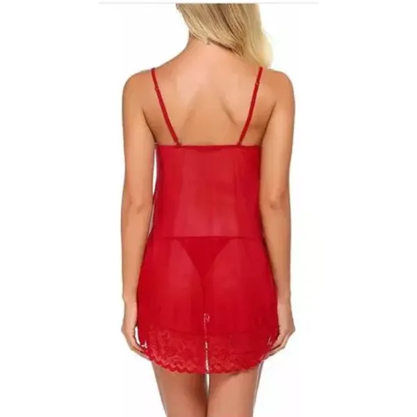 Red_Regular_Solid_Baby_Doll_Lingerie_Set_|_For_Women