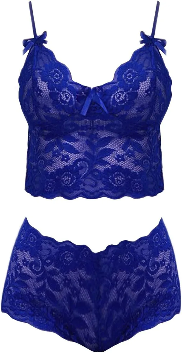Dark_Blue_Regular_Solid_Self_Design_Lingerie_Set_|_For_Women