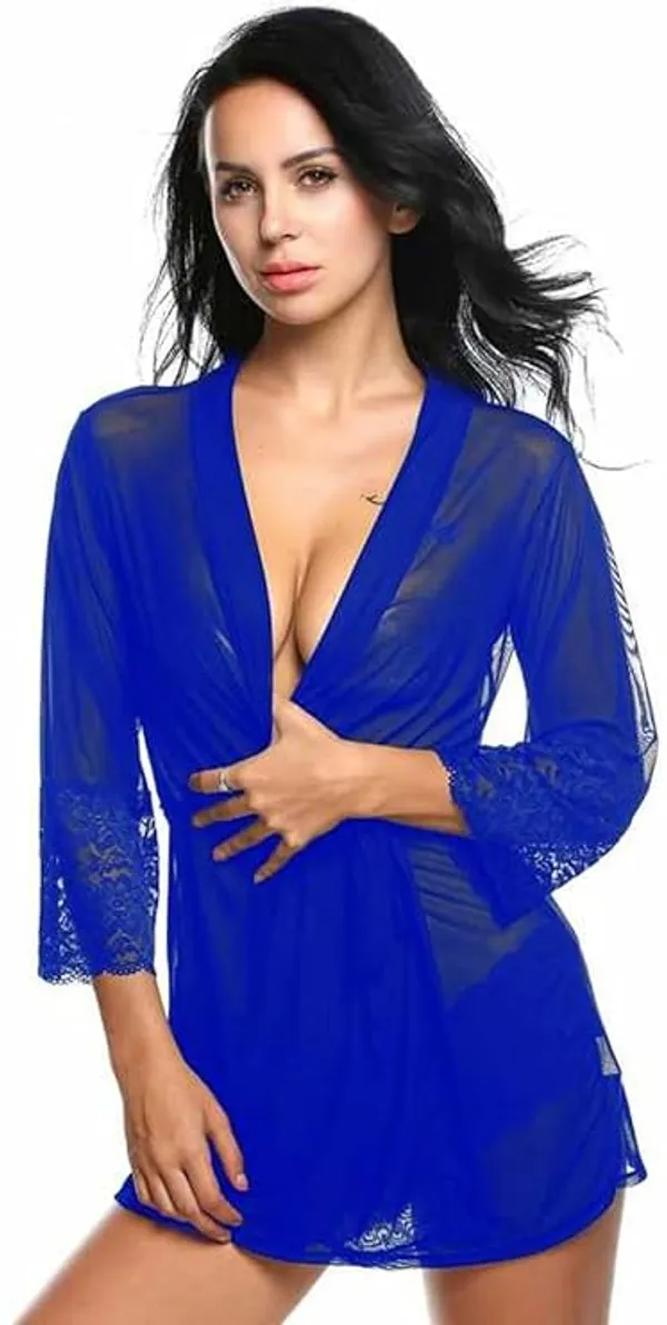 Blue_Regular_Solid_Baby_Doll_Lingerie_Set_|_For_Women