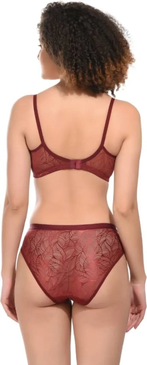 Red_Solid_Regular_Self_Design_Lingerie_Set_|_For_Women