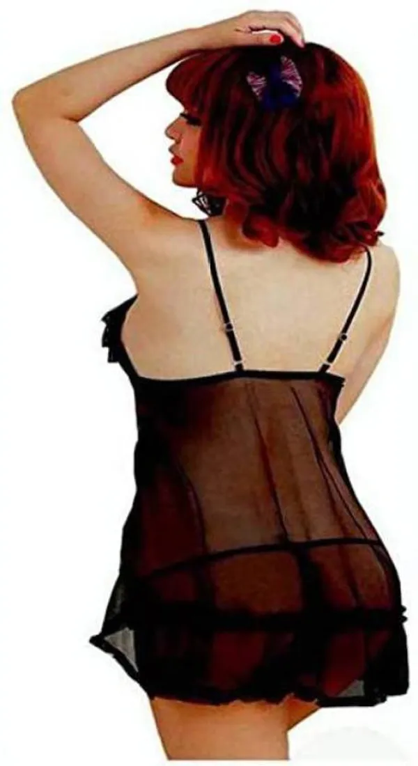 Black_Regular_Solid_Self_Design_Lingerie_Set_|_For_Women