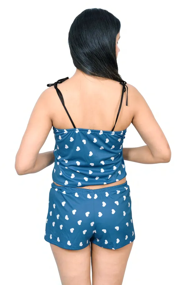 Blue_Self_Design_Regular_Solid_Baby_Doll_|_For_Women