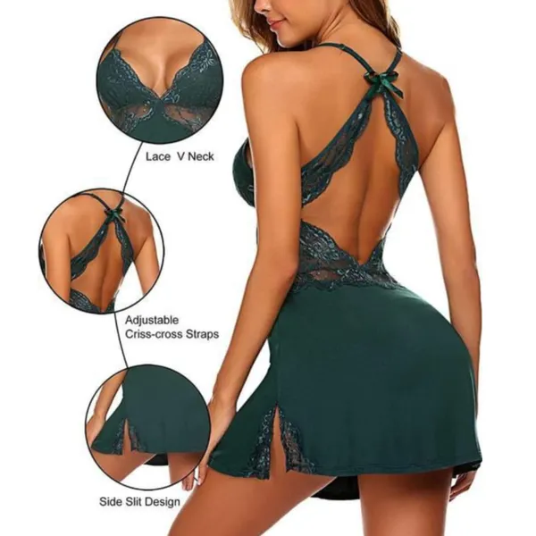Green_Regular_Solid_Baby_Doll_Lingerie_Set_|_For_Women