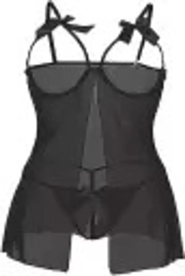 Black_Regular_Solid_Baby_Doll_Lingerie_Set_|_For_Women