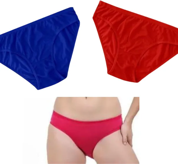 Pack_of_3_Multicolor_Regular_Solid_Self_Design_Bikini_Panty_|_For_Women