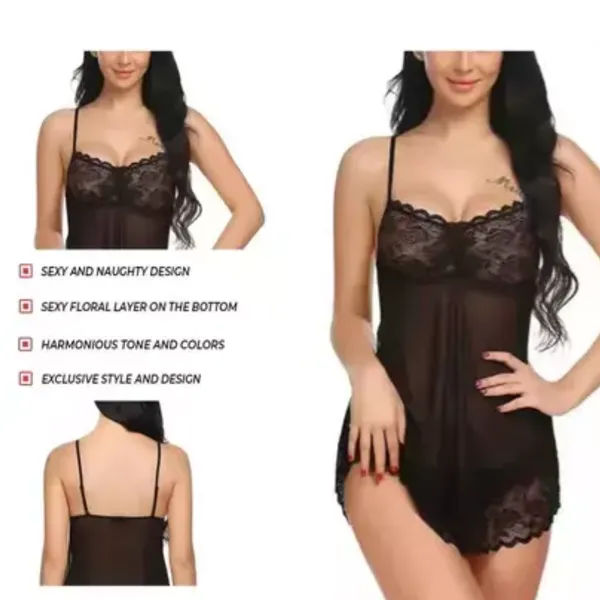 Black_Net_Fabric_Baby_doll__|_For_Women