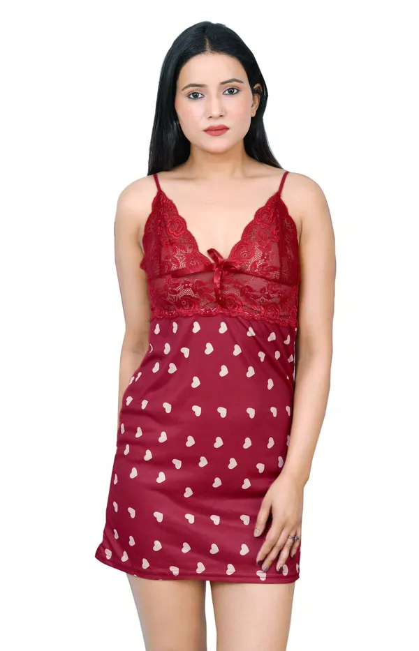 Red_Regular_Solid_Baby_Doll_Lingerie_Set_|_For_Women