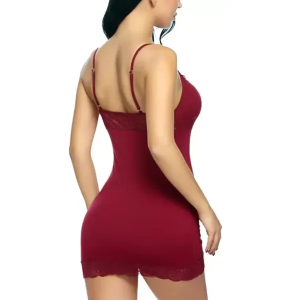 Red_Regular_Solid_Baby_Doll_|_For_Women